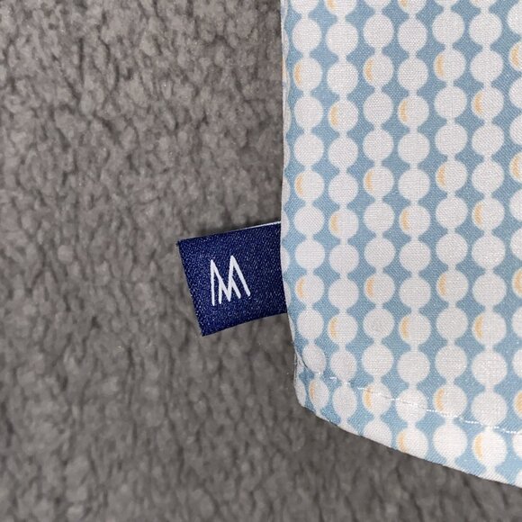 Mizzen + Main Leeward   Mens XL Polka Dot Shirt  Trim Fit Stretch - Picture 5 of 10